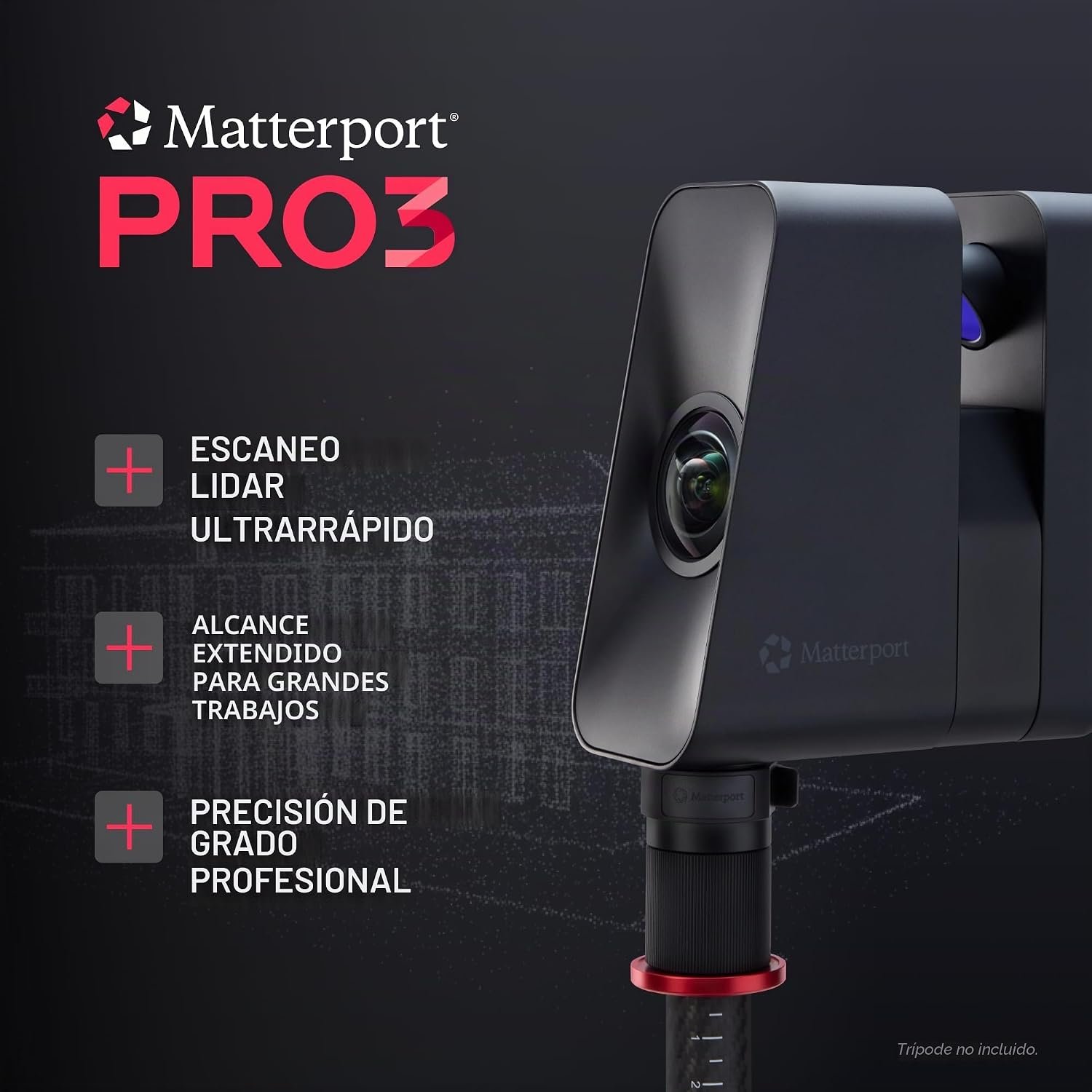 Matterport Pro3 — cámara con escáner Lidar 3D